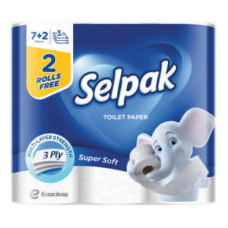 Toilet Roll 3 Ply - 140 Pulls x 9 Roll