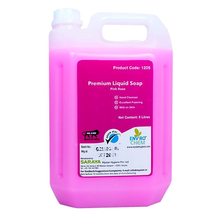Mystair Liquid Soap Pink Rose - 5 Ltr